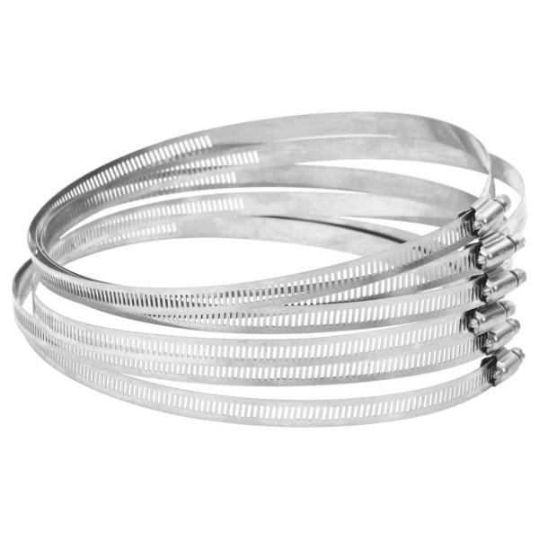 ARDEBO.de - Schlauchschellen 6 Stk. 91-165 mm Edelstahl 304