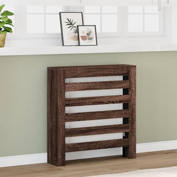 ARDEBO.de - Heizkörperverkleidung Eichen-Optik 78x20x82 cm Holzwerkstoff