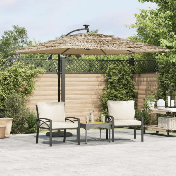 ARDEBO.de - Sonnenschirm mit Stahlmast Braun 269x269x235 cm