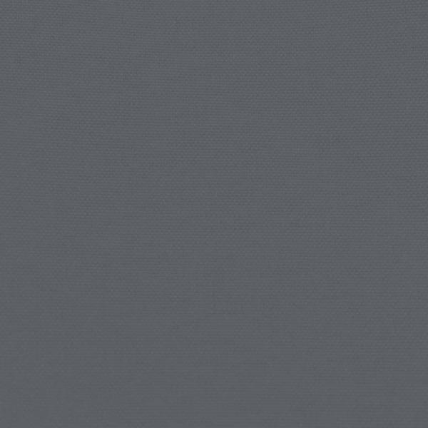 Gartenbank mit Kissen Schwarz Aluminium