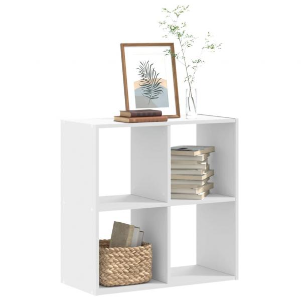 ARDEBO.de - Bücherregal Weiß 68,5x32x68,5 cm Holzwerkstoff