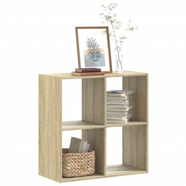 ARDEBO.de - Bücherregal Sonoma-Eiche 68,5x32x68,5 cm Holzwerkstoff