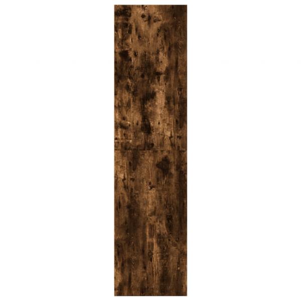 Kleiderschrank Räuchereiche 80x50x200 cm Holzwerkstoffs