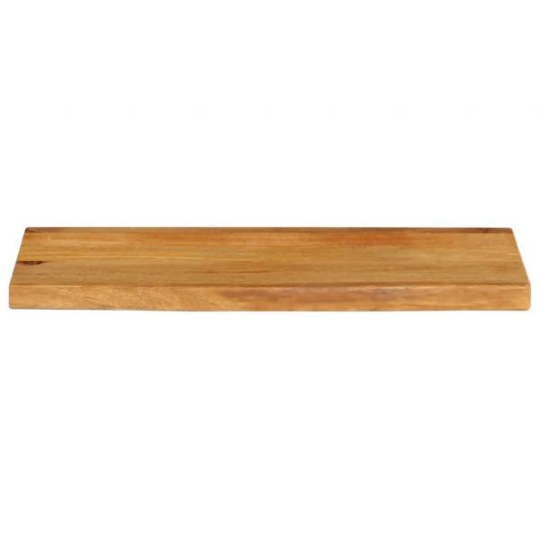 Tischplatte mit Baumkante 80x20x3,8 cm Massivholz Mango