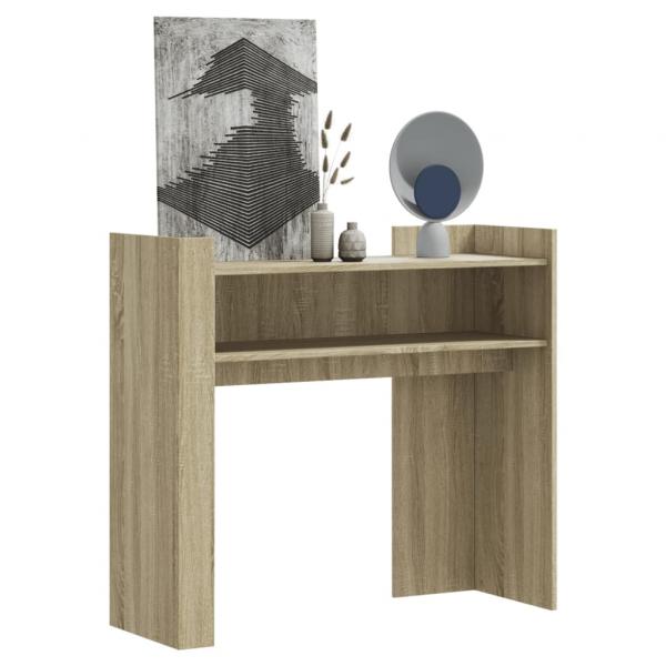 ARDEBO.de - Konsolentisch Sonoma-Eiche 100x35x90 cm Holzwerkstoff