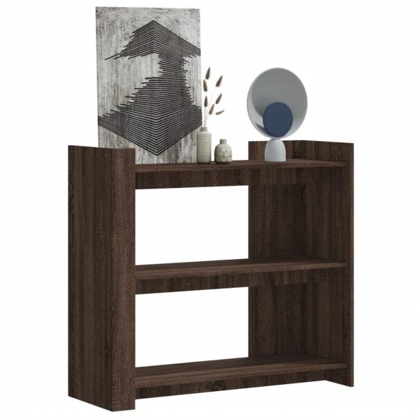 ARDEBO.de - Konsolentisch Braun Eichen-Optik 100x35x90 cm Holzwerkstoff