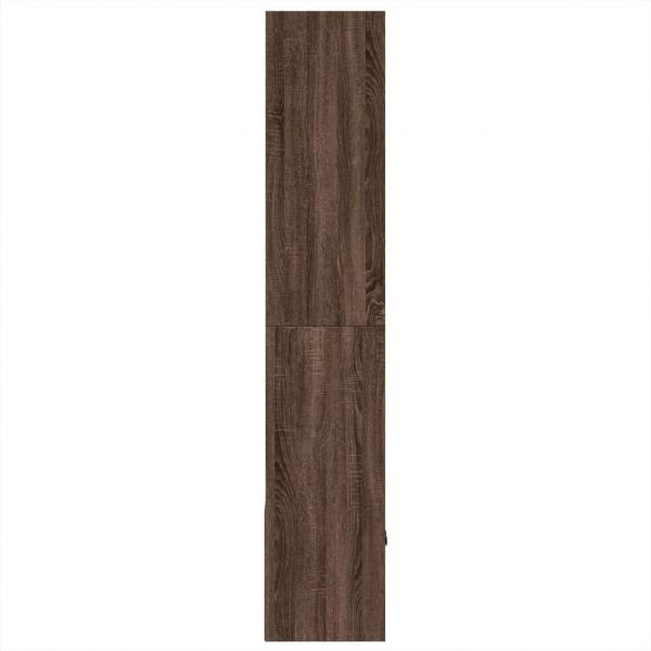 Bücherregal Braun Eichen-Optik 70x36x189 cm Holzwerkstoff
