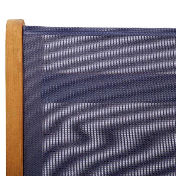 Gartenstühle 4 Stk. Klappbar Massivholz Akazie und Textilene