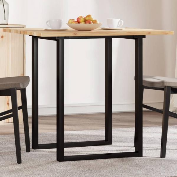 ARDEBO.de - Tischplatte Quadratisch 80x80x2 cm Massivholz Akazie