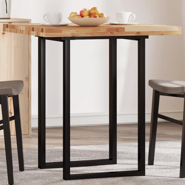 ARDEBO.de - Tischplatte Quadratisch 70x70x4 cm Massivholz Akazie