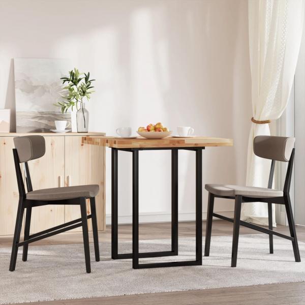Tischplatte Quadratisch 70x70x4 cm Massivholz Akazie