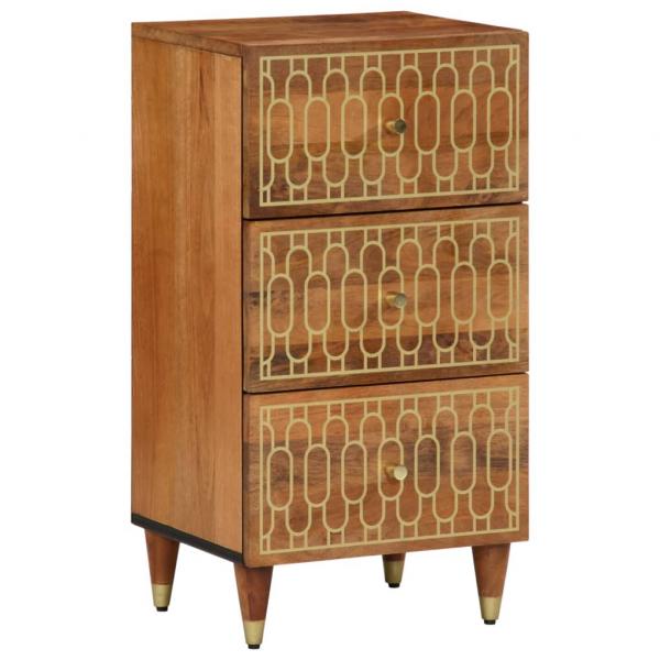 ARDEBO.de - Beistellschrank 40x33x75 cm Massivholz Mango