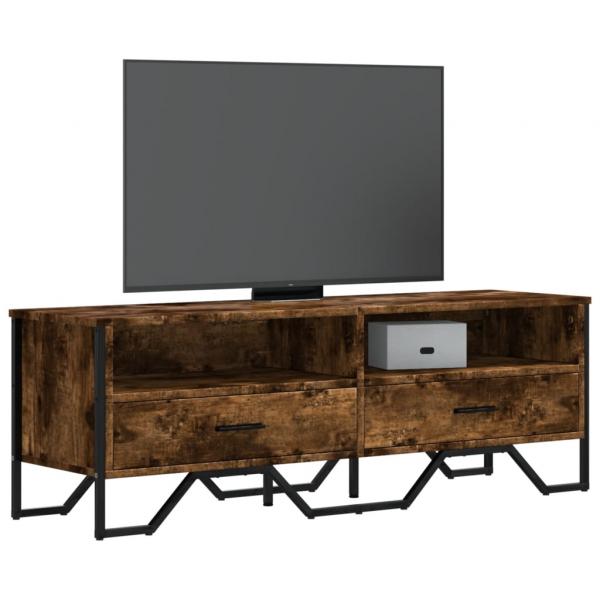 ARDEBO.de - TV-Schrank Räuchereiche 122x34x41 cm Holzwerkstoff