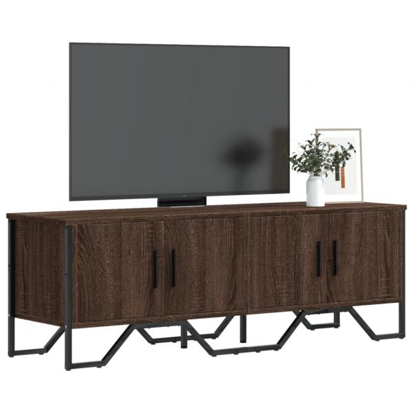 ARDEBO.de - TV-Schrank Braun Eichen-Optik 122x34x41 cm Holzwerkstoff