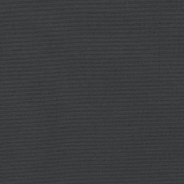 Palettenkissen Schwarz 120x40x12 cm Stoff