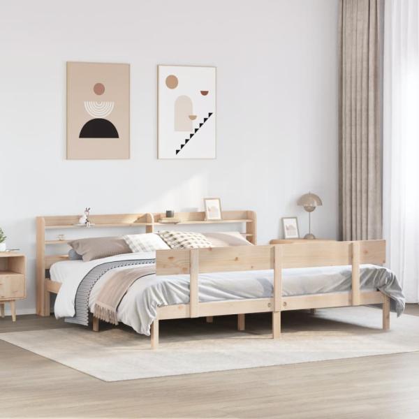 ARDEBO.de - Massivholzbett ohne Matratze 180x200 Kiefernholz