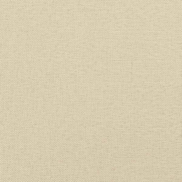 Boxspringbett mit Matratze Creme 120x200 cm Stoff