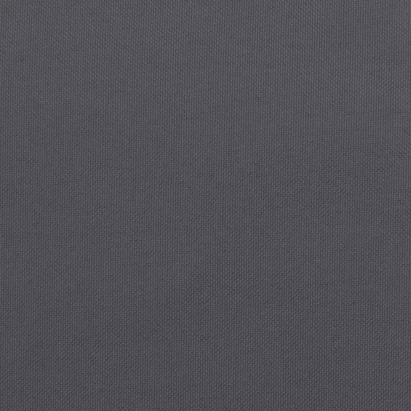 Palettenkissen Grau 50x50x12 cm Stoff