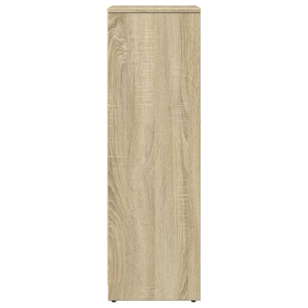 Badezimmerschrank Sonoma-Eiche 30x30x95 cm Holzwerkstoff