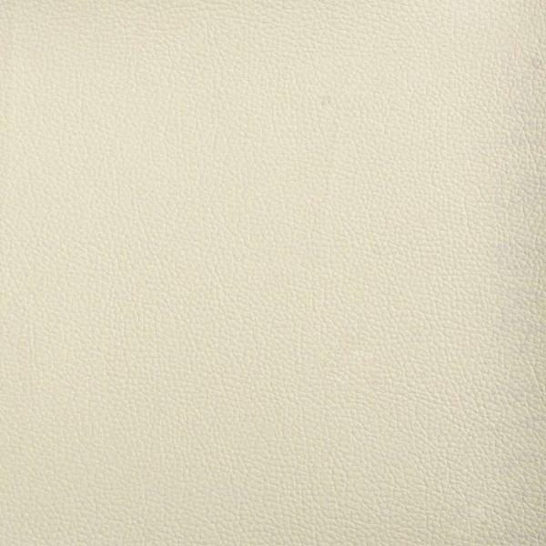 Chaiselongue mit Kissen Creme Kunstleder