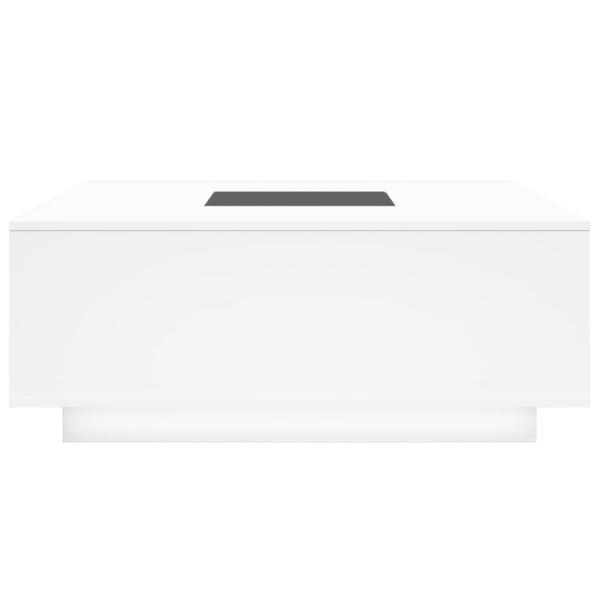 Couchtisch mit Infinity-LED Weiß 100x100x40 cm