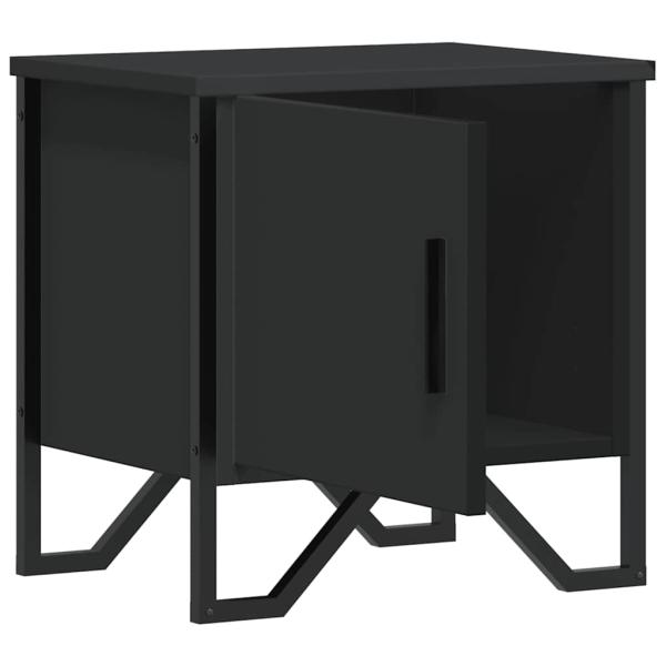 Nachttische 2 Stk. Schwarz 40x30x40 cm Holzwerkstoff