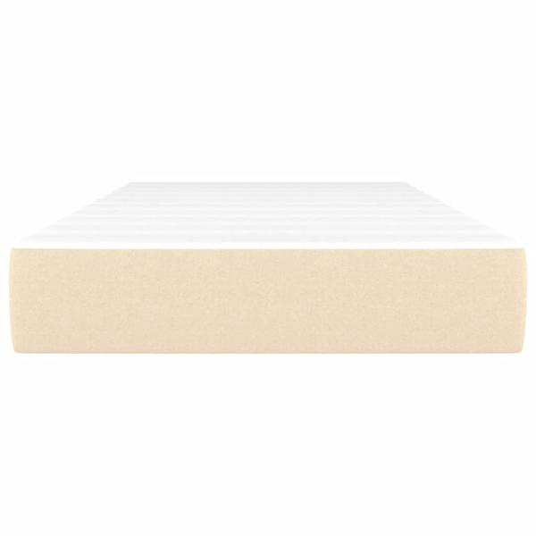Taschenfederkernmatratze für Kinder Creme 80x160 cm Stoff