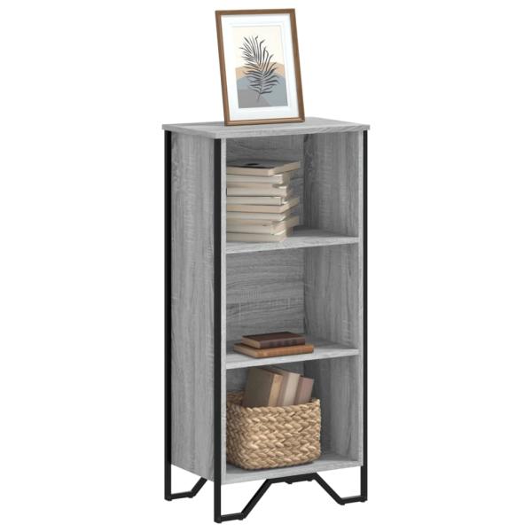 ARDEBO.de - Bücherregal Grau Sonoma 50x31x106 cm Holzwerkstoff