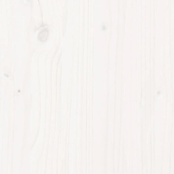 Etagenbett Weiß 90x190 cm Massivholz Kiefer