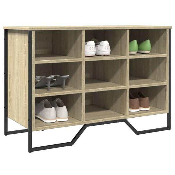 ARDEBO.de - Schuhregal Sonoma-Eiche 90x38x61,5 cm Holzwerkstoff