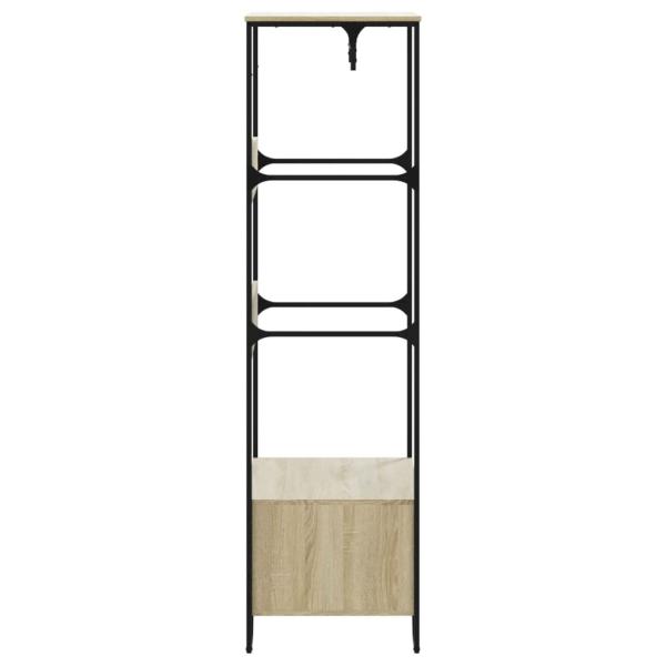 Kleiderständer Sonoma-Eiche 90x50x180 cm Holzwerkstoff