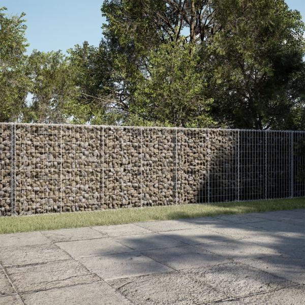 ARDEBO.de - Gabione mit Deckel 1150x100x100 cm Verzinktes Eisen