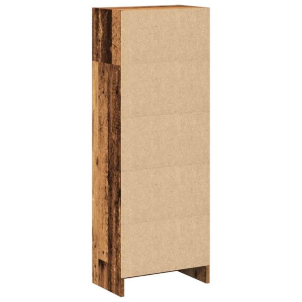 Bücherregal Altholz-Optik 40x24x109 cm Holzwerkstoff