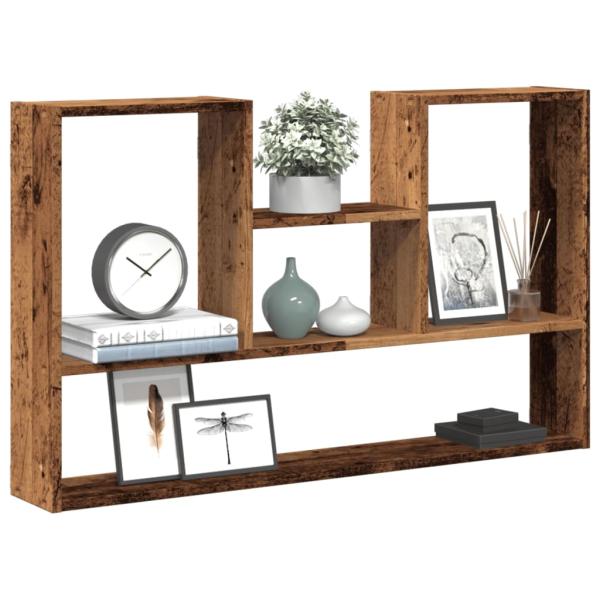 ARDEBO.de - Wandregal Altholz-Optik 99x15x60 cm Holzwerkstoff
