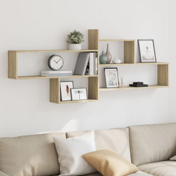 ARDEBO.de - Wandregal Sonoma-Eiche 167,5x18x68 cm Holzwerkstoff