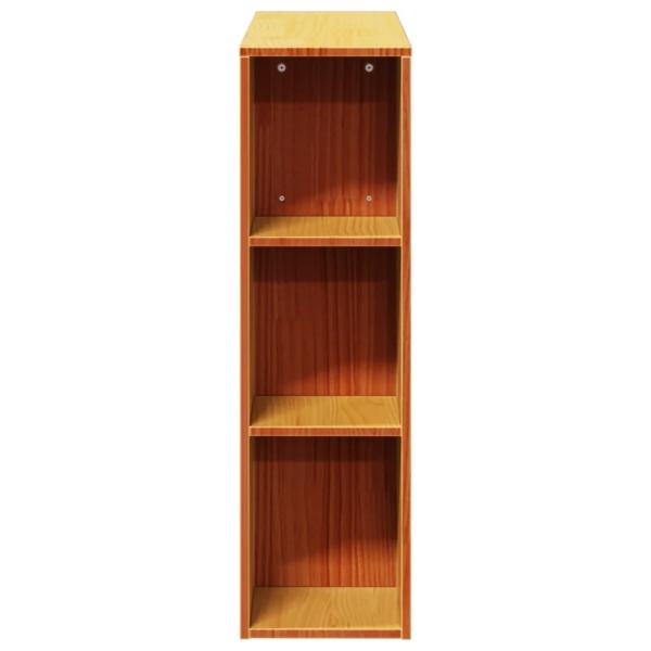 Kopfteil mit Stauraum Wachsbraun 100 cm Massivholz Kiefer