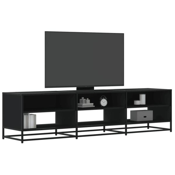 ARDEBO.de - TV-Schrank Schwarz 180x40x46 cm Holzwerkstoff