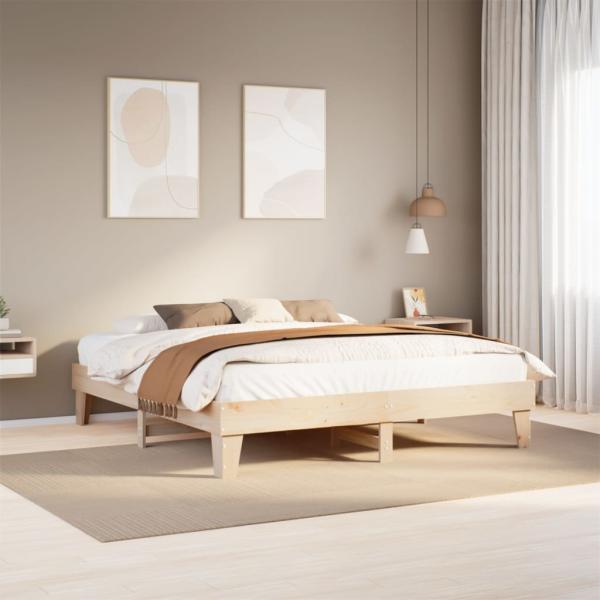 ARDEBO.de - Massivholzbett ohne Matratze 180x200 Kiefernholz