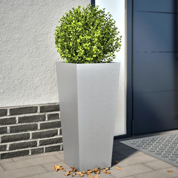 ARDEBO.de - Pflanzkübel 2 Stk. 35x35x75 cm Verzinkter Stahl