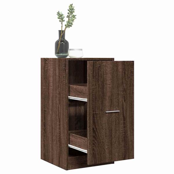 ARDEBO.de - Apothekerschrank Braun Eichen-Optik 40x41x77,5 cm Holzwerkstoff