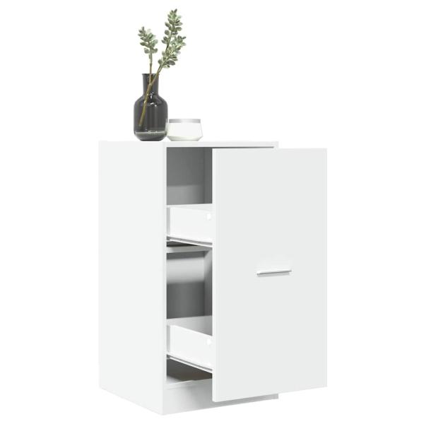 ARDEBO.de - Apothekerschrank Weiß 40x41x77,5 cm Holzwerkstoff