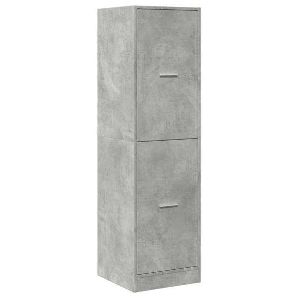 Apothekerschrank Betongrau 40x41x144,5 cm Holzwerkstoff