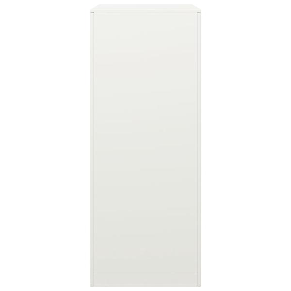 Brennholzregal Weiß 60x40x100 cm Stahl