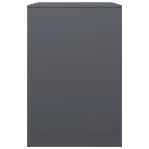 Brennholzregal Anthrazit 60x40x60 cm Stahl