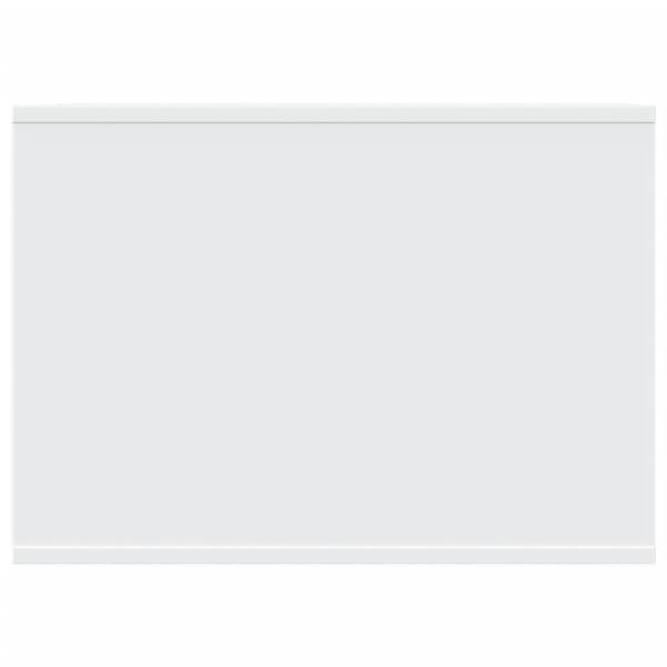 Katzenklo Weiß 47x59x42 cm Holzwerkstoff