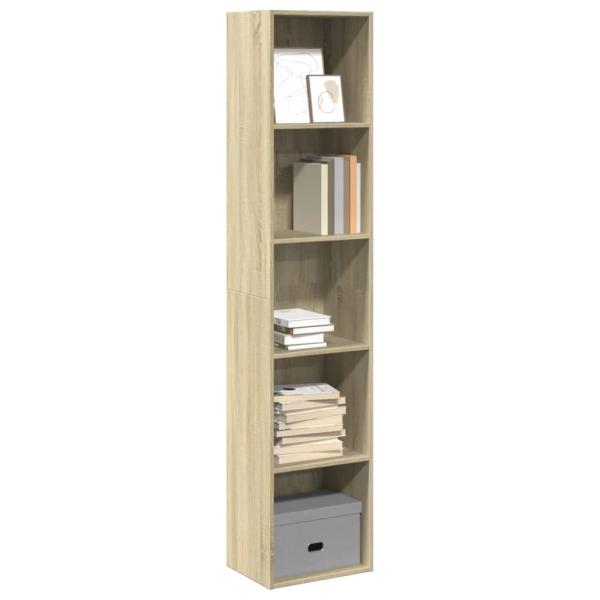 ARDEBO.de - Bücherregal Sonoma-Eiche 40x30x189 cm Holzwerkstoff