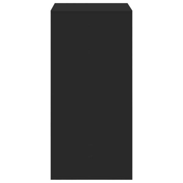 Bartisch Schwarz 51x50x103,5 cm Holzwerkstoff