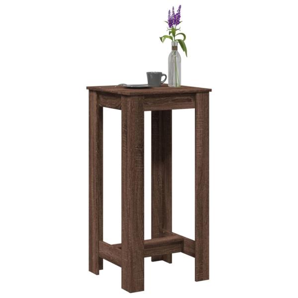 ARDEBO.de - Bartisch Braun Eichen-Optik 51x50x103,5 cm Holzwerkstoff