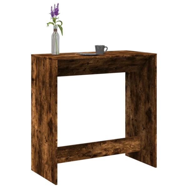 ARDEBO.de - Bartisch Räuchereiche 102x50x103,5 cm Holzwerkstoff