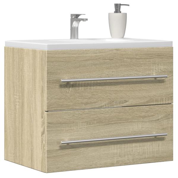 ARDEBO.de - Waschbeckenunterschrank Sonoma-Eiche 60x38,5x48cm Holzwerkstoff